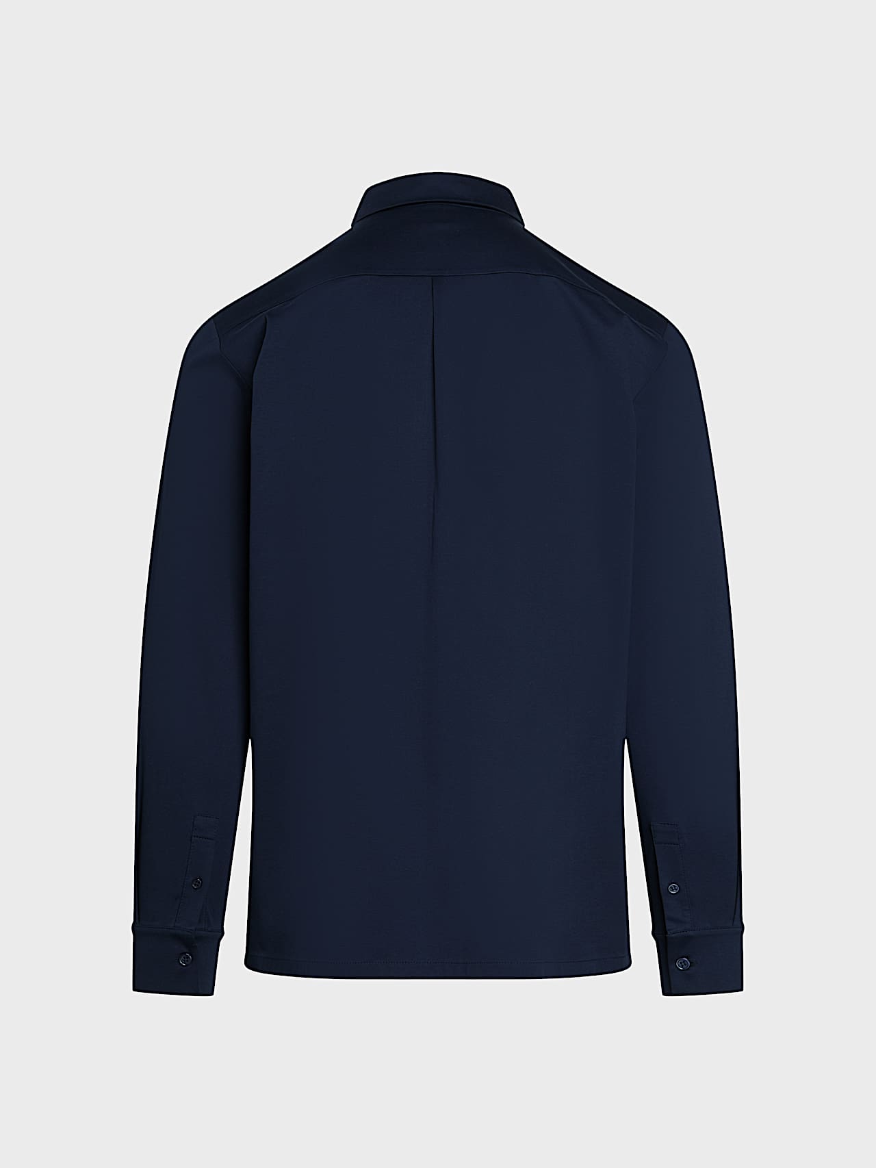 AlphaTauri | WYMI V1.Y10.01 | Chemise en jersey de coton biologique in Dark Navy for Homme