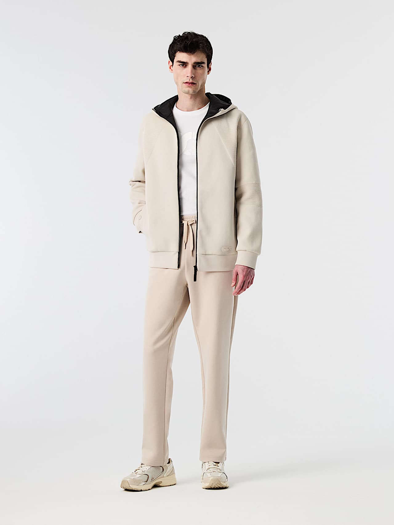 AlphaTauri | ODRIN V1.Y10.02 | Padded Knit Jacket in Stone für Herren