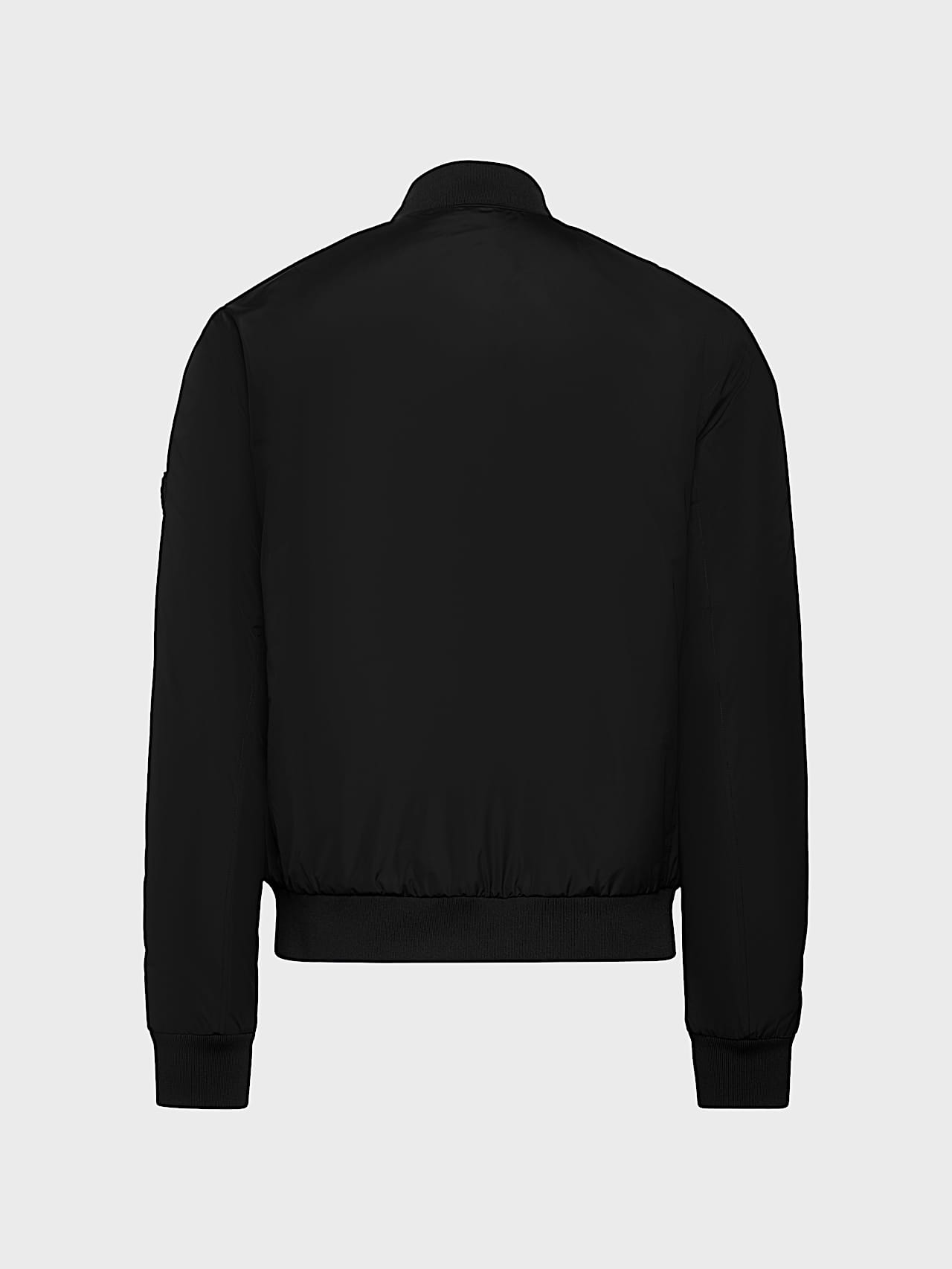 AlphaTauri | OUBLIS V1.Y10.02 | Water-repellent Light Padded Bomber Jacket with Primaloft® in Black for Homme