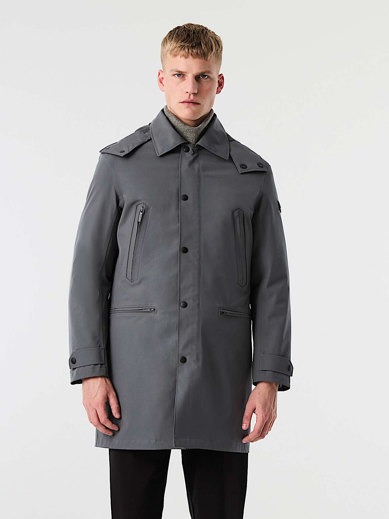 AlphaTauri | OEREN V3.Y10.02 | Parka 3 in 1 in Tauroshield® impermeabile in Dark Moss for Uomo