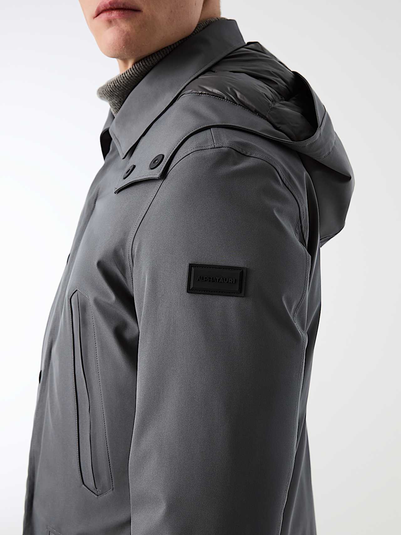 AlphaTauri | OEREN V3.Y10.02 | Parka 3 in 1 in Tauroshield® impermeabile in Dark Moss for Uomo