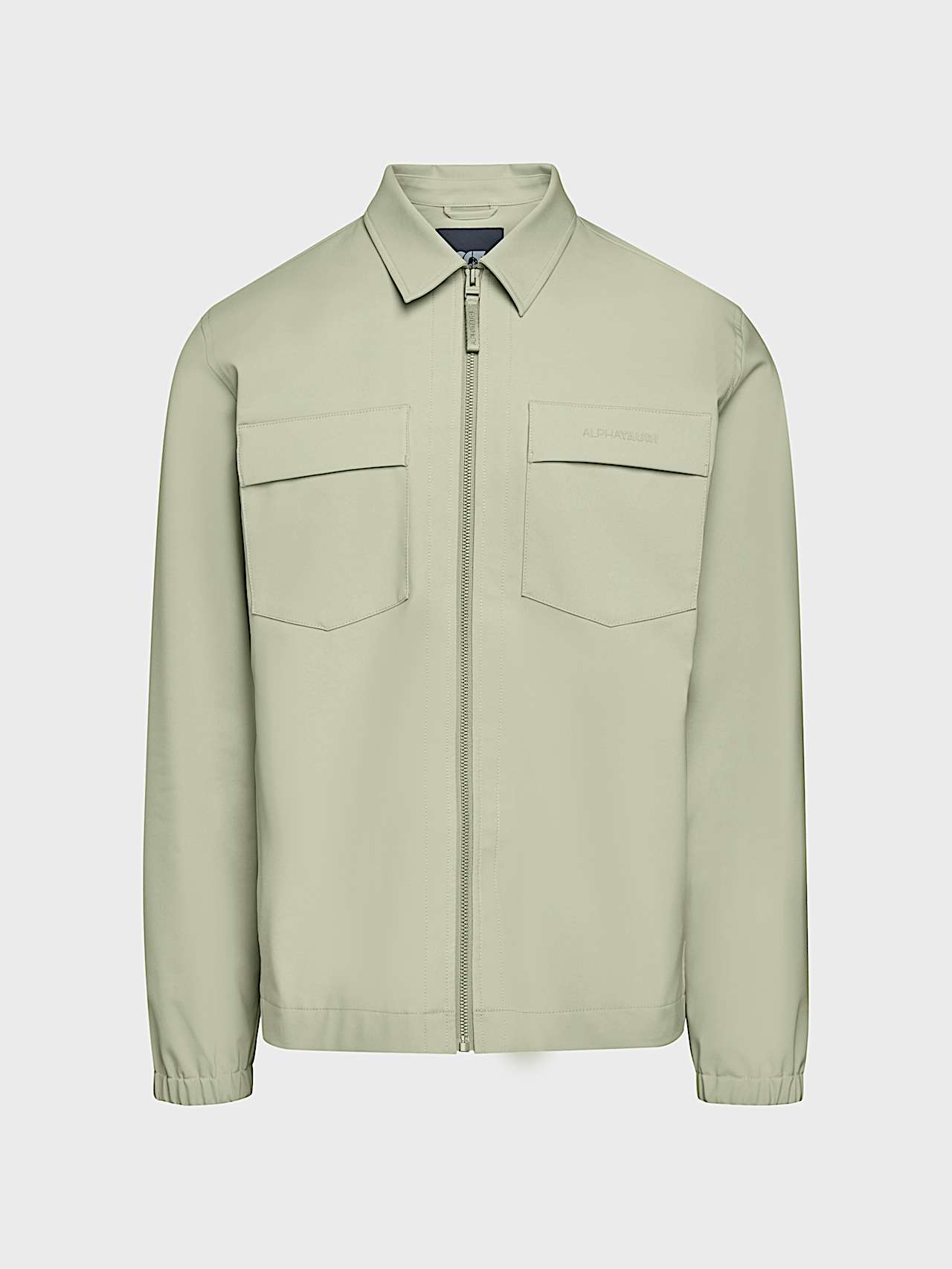 AlphaTauri | ONGERS V1.Y10.02 | Water-repellent Overshirt with 4-Way-Stretch in Dark Sage for Uomo