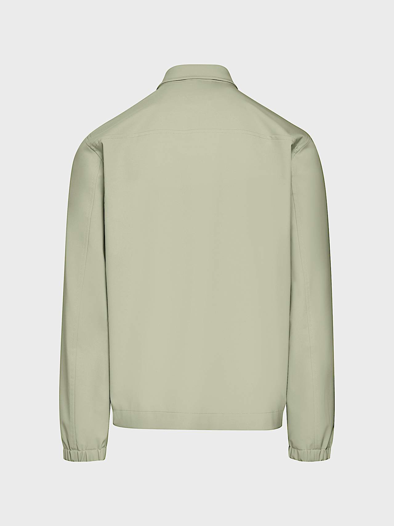 AlphaTauri | ONGERS V1.Y10.02 | Water-repellent Overshirt with 4-Way-Stretch in Dark Sage for Uomo
