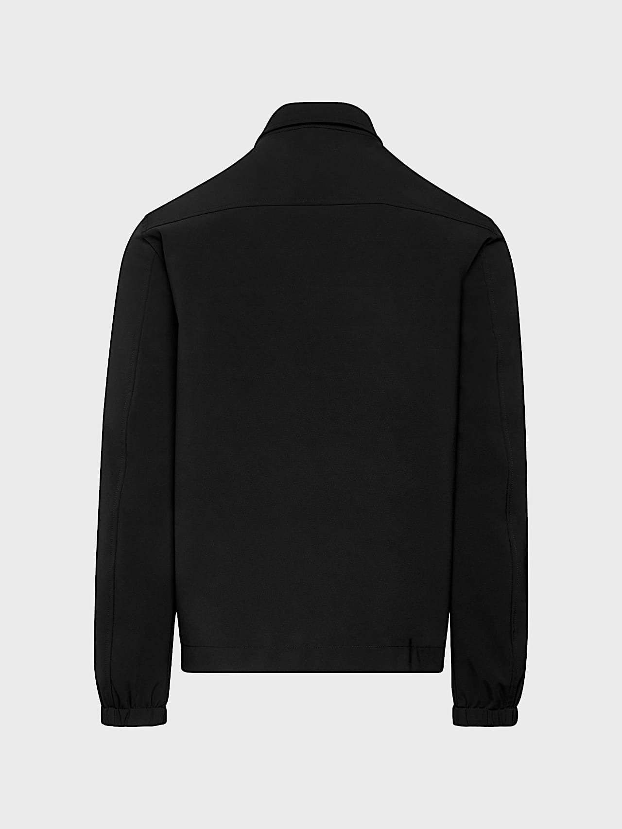 AlphaTauri | ONGERS V1.Y10.02 | Water-repellent Elegant Stretch Overshirt with 4-Way-Stretch in Schwarz für Herren