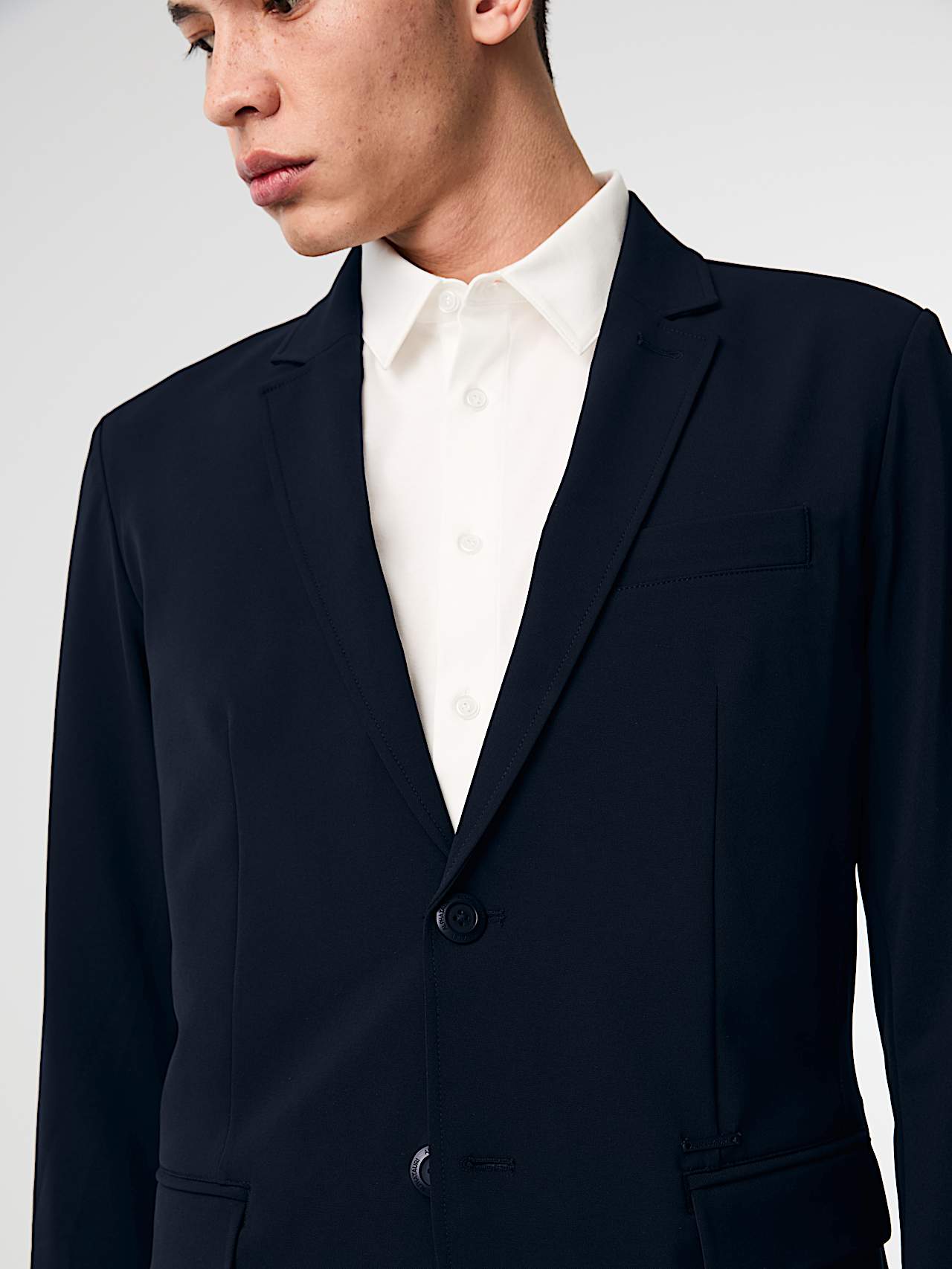 AlphaTauri | OSINA V3.Y10.02 | Blazer Elegant Stretch in Dark Navy for Homme