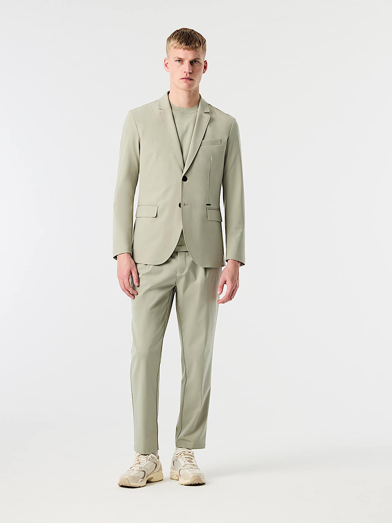 AlphaTauri | OSINA V3.Y10.02 | Elegant Stretch Blazer in Dark Sage für Herren