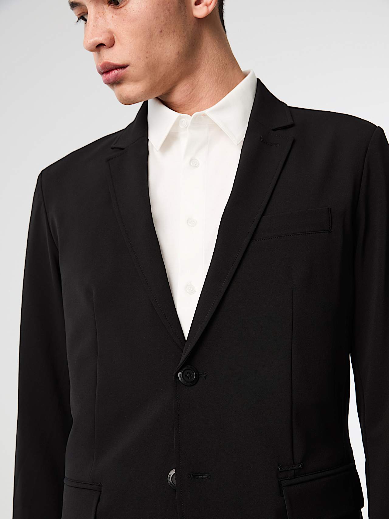 AlphaTauri | OSINA V3.Y10.02 | Blazer Elegant Stretch in Black for Homme