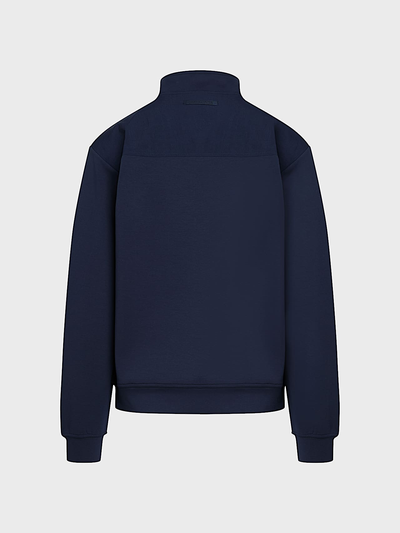 AlphaTauri | SYLVES V1.Y10.02 | Hybrid-Sweatshirt mit halbem Reißverschluss in Dark Navy für Herren