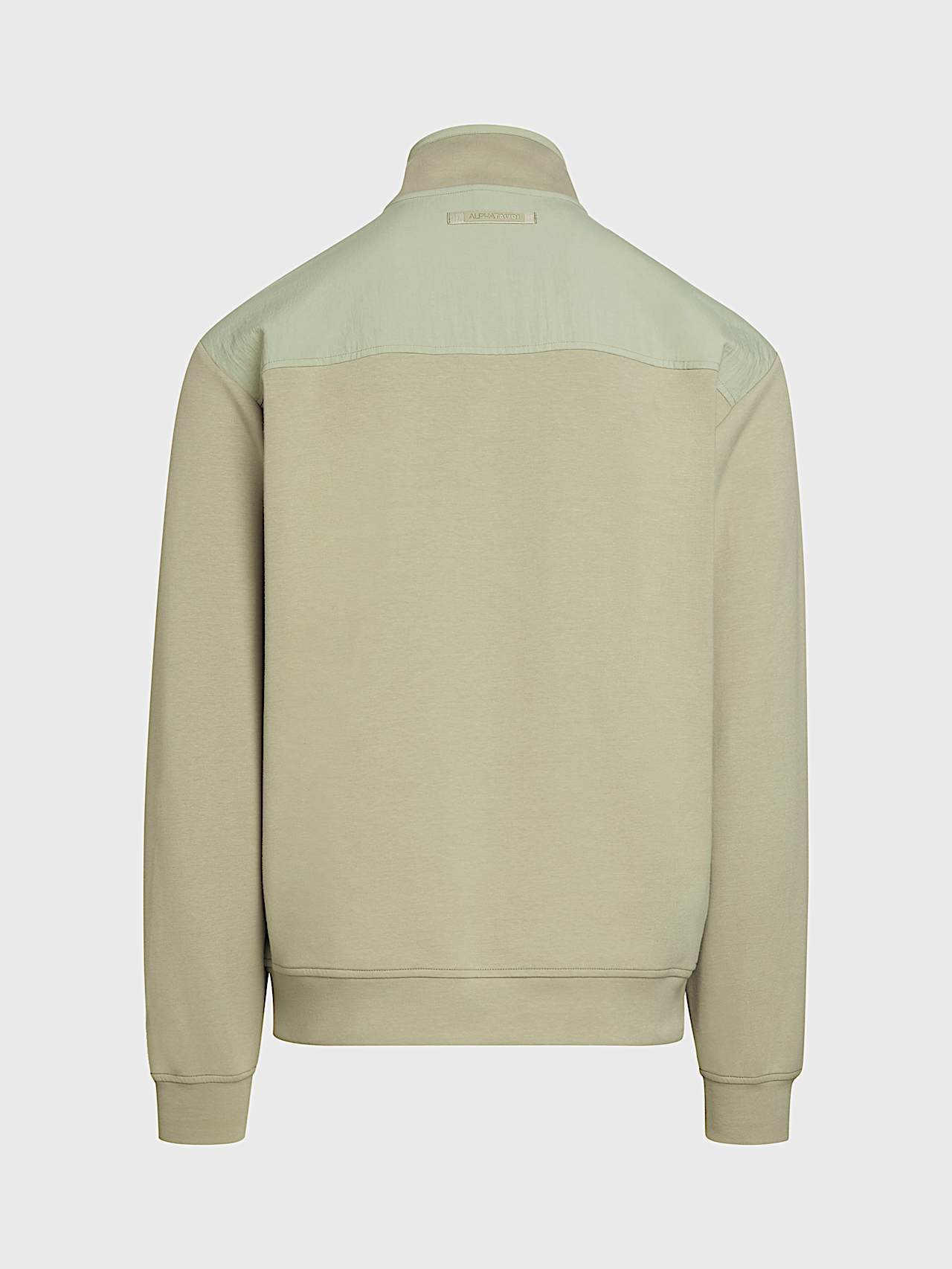 AlphaTauri | SYLVES V1.Y10.02 | Sudadera híbrida con media cremallera in Dark Sage for Hombre