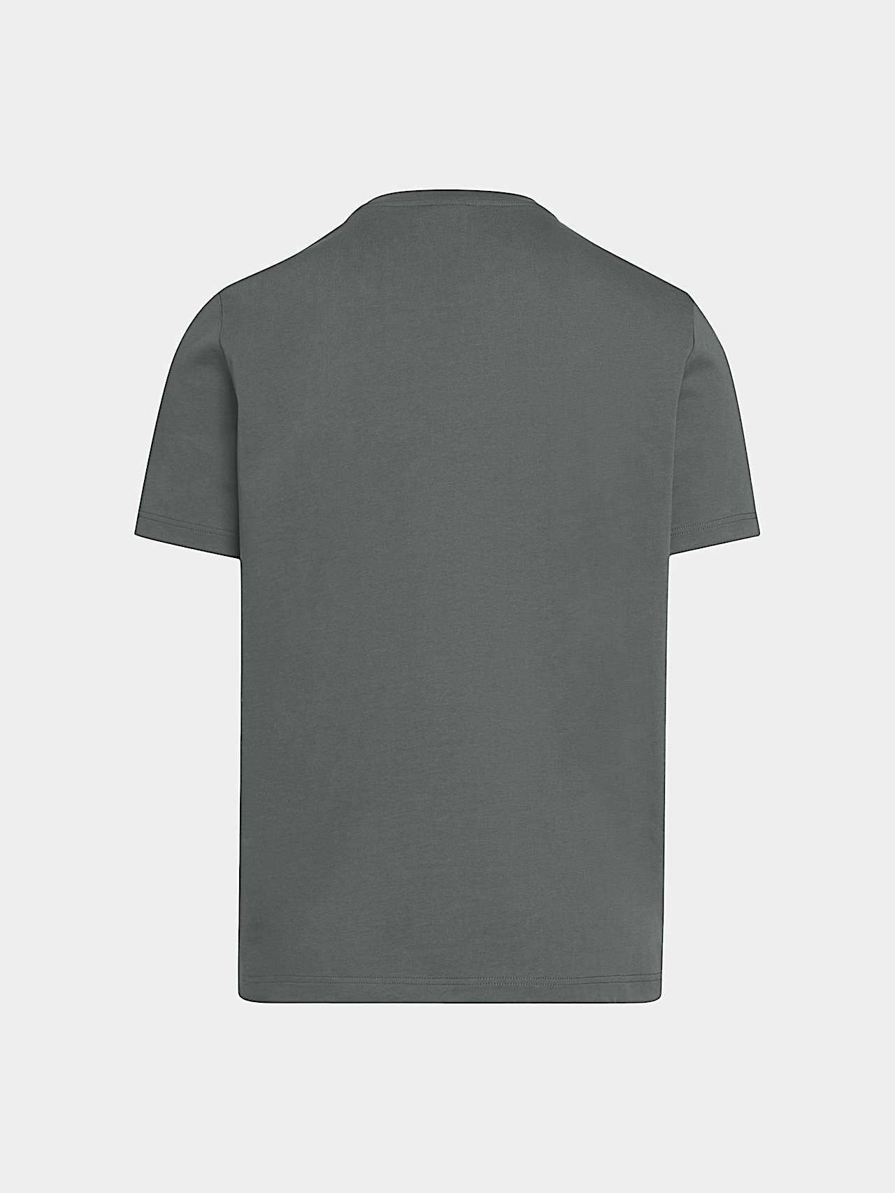 AlphaTauri | JOULON V1.Y10.02 | Organic Cotton T-Shirt with Logo Print in Dark Moss for Hombre