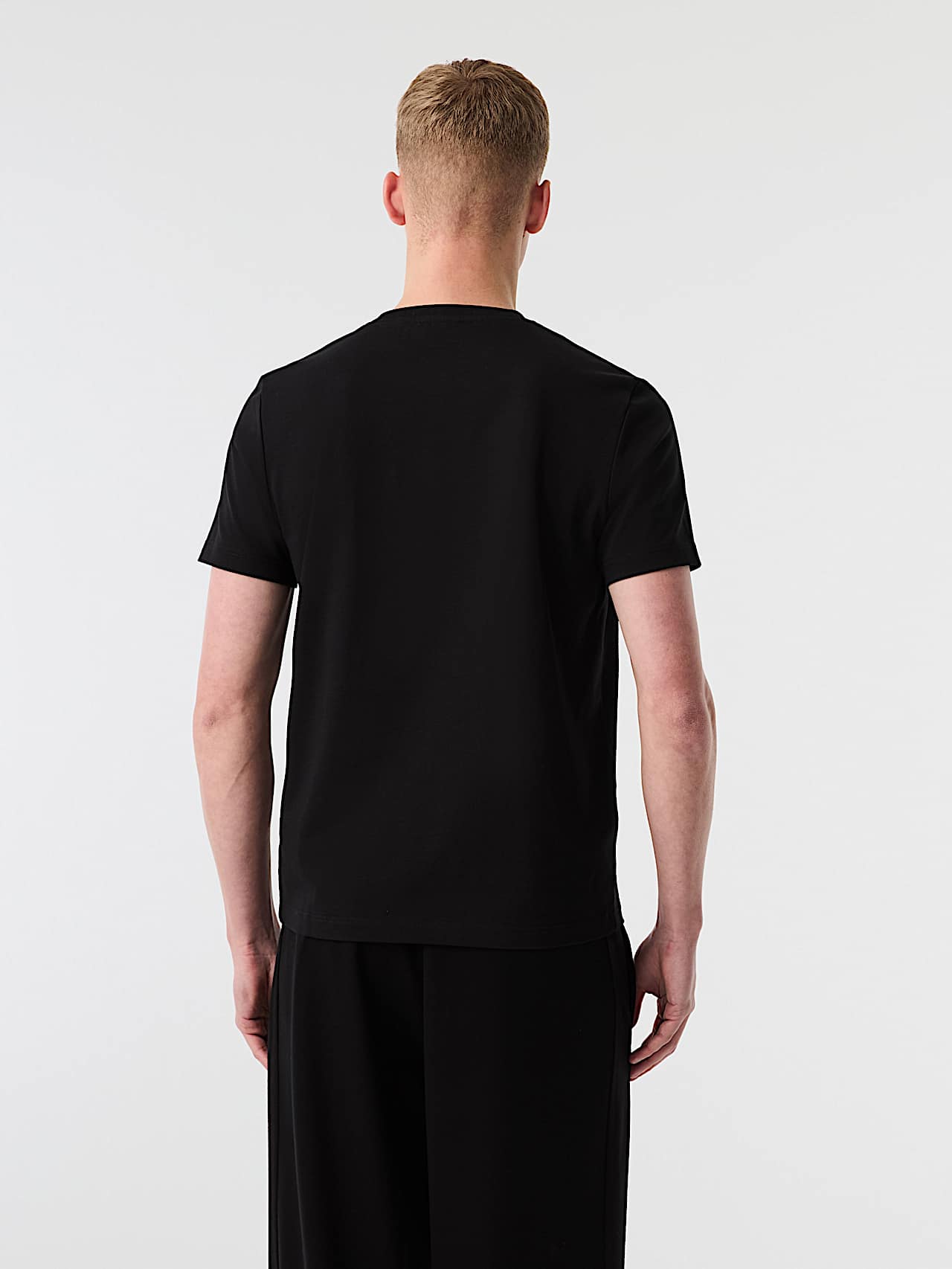 AlphaTauri | JOULON V1.Y10.02 | Maglietta in cotone biologico con logo stampato in Black for Uomo