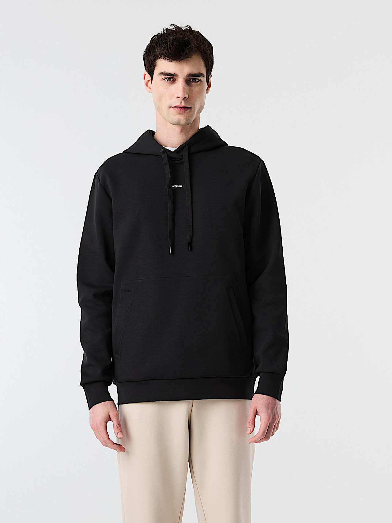 AlphaTauri | SKY V2.Y9.02 | Hoodie with Logo Tape in Black for Uomo