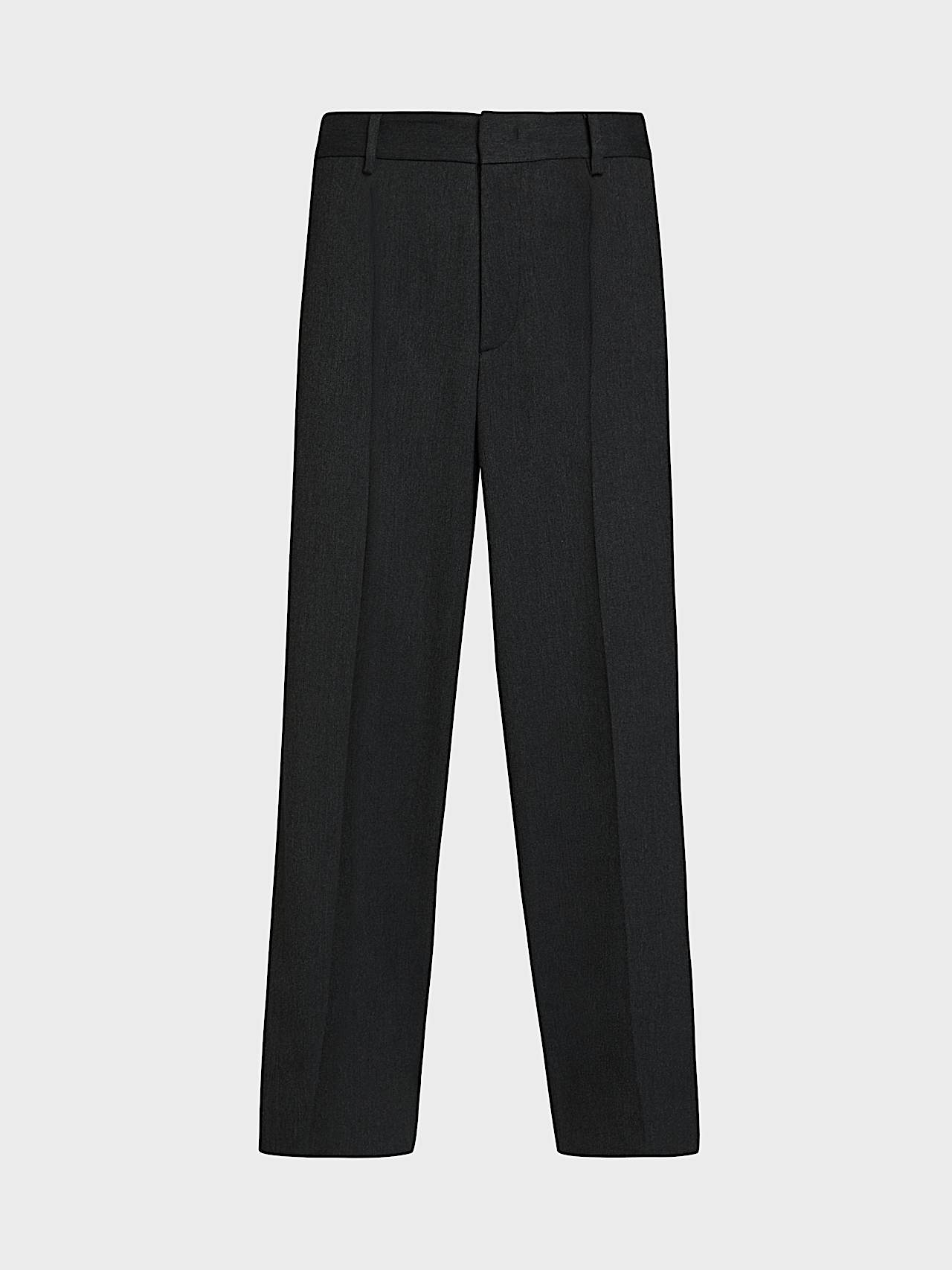 AlphaTauri | PERVAL V1.Y10.02 | Pantalón de lana de pernera ancha in Dark Grey Melange for Hombre