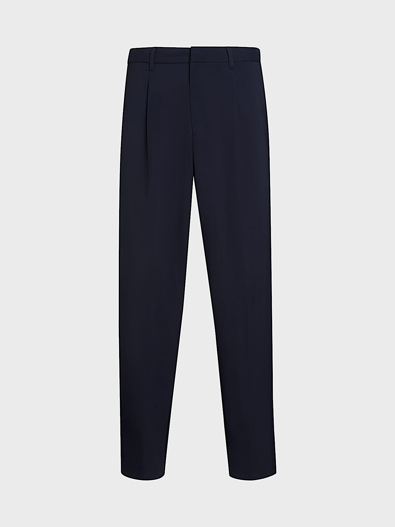 AlphaTauri | PANNS V1.Y10.02 | Elegant Stretch Carrot Fit Trousers in Dark Navy for Men