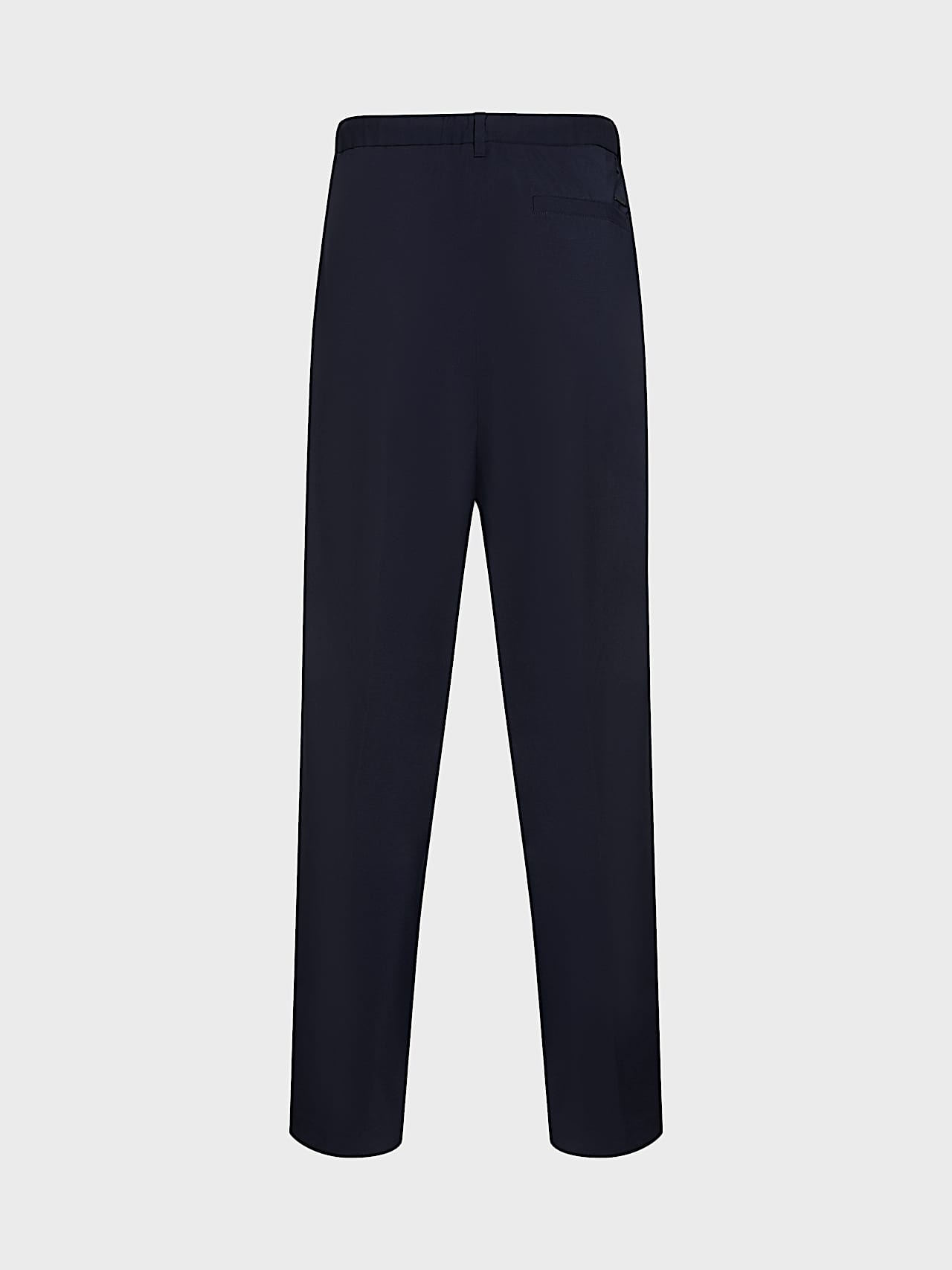 AlphaTauri | PANNS V1.Y10.02 | Elegant Stretch Carrot Fit Trousers in Dark Navy for Men