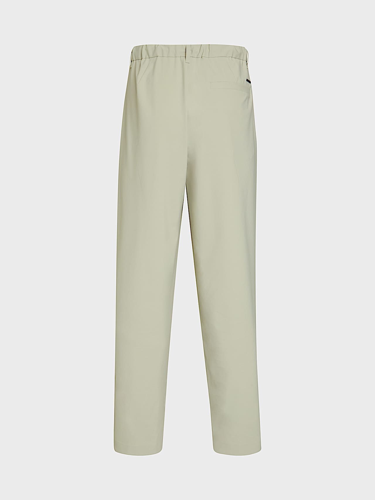 AlphaTauri | PANNS V1.Y10.02 | Elegant Stretch Carrot Fit Trousers in Dark Sage for Men