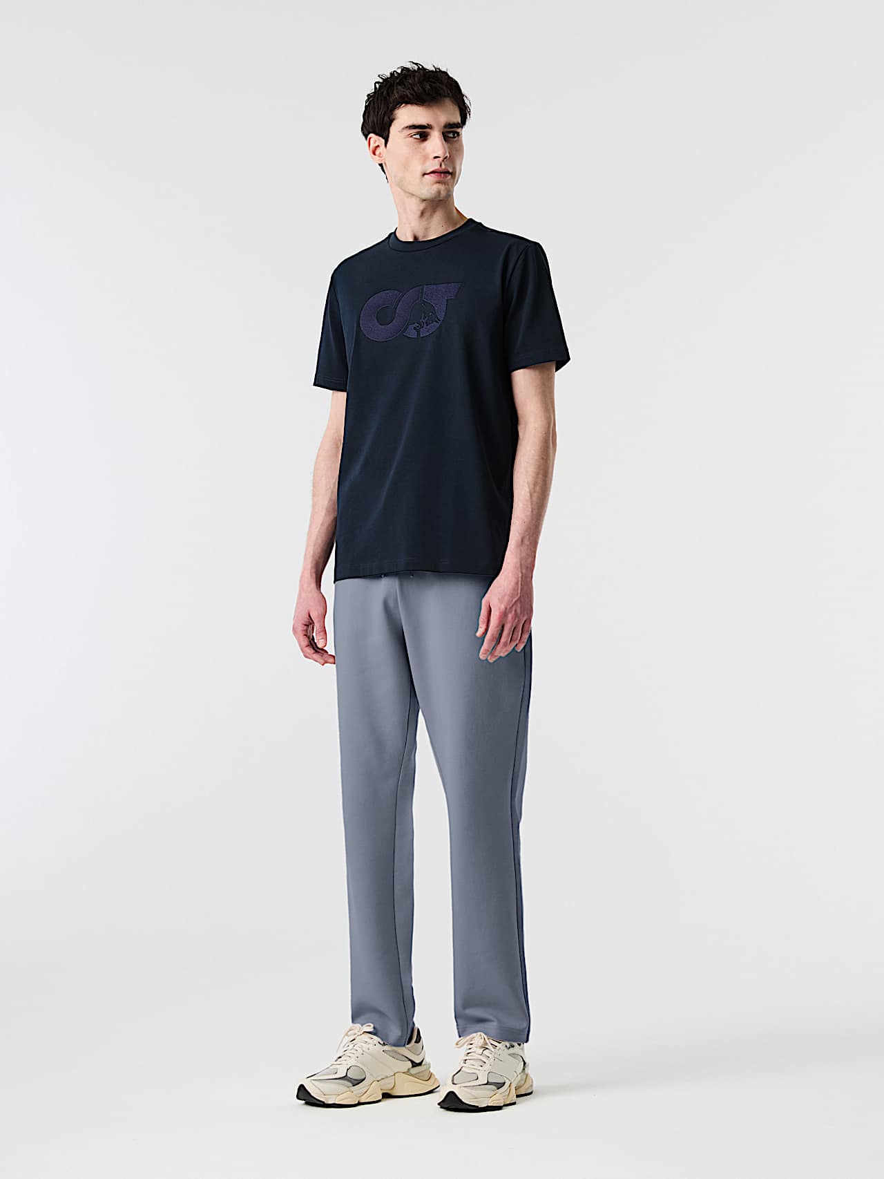 AlphaTauri | PANCY V1.Y10.02 | Interlock Jersey Sweatpants in Grey Blue for Uomo