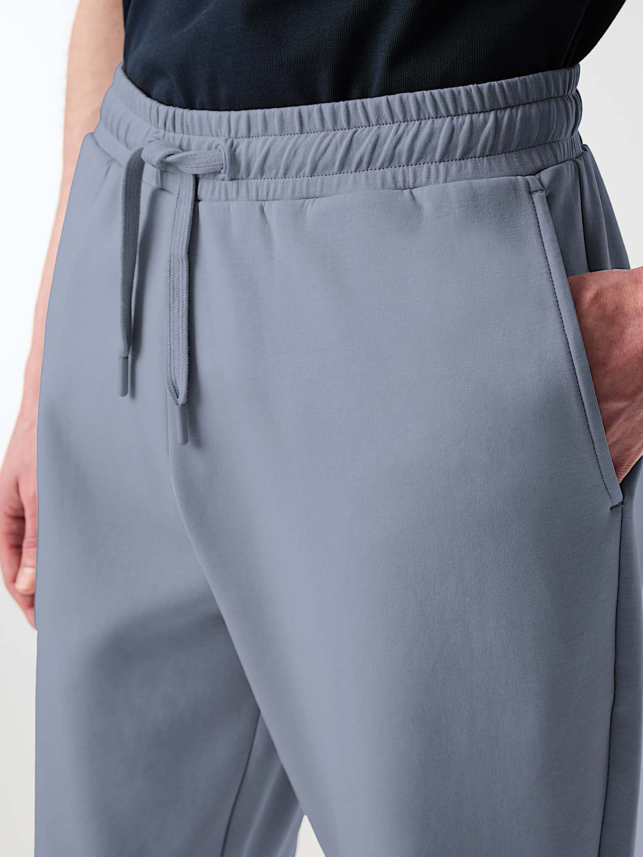 AlphaTauri | PANCY V1.Y10.02 | Interlock Jersey Sweatpants in Grey Blue for Uomo