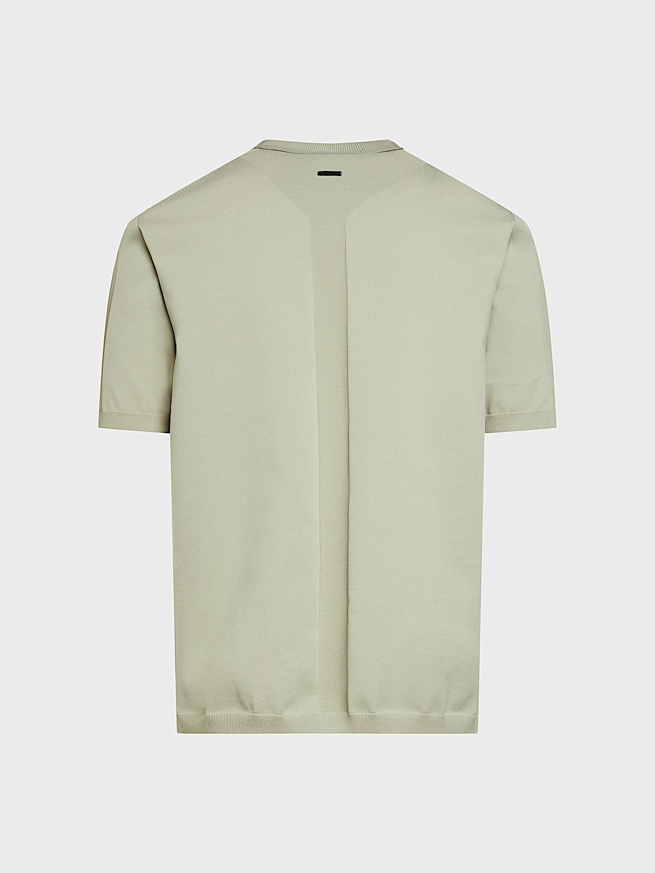 AlphaTauri | FARIS V1.Y10.02 | 3D Knit Loose Fit T-Shirt in Dark Sage for Men