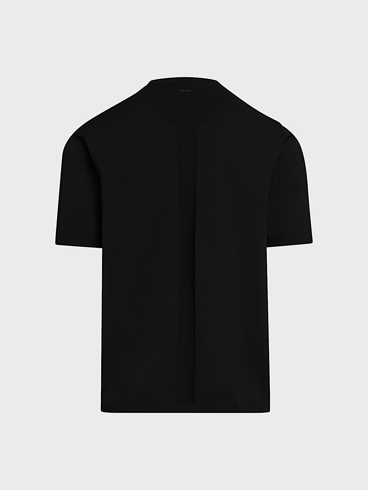 AlphaTauri | FARIS V1.Y10.02 | 3D Knit Loose Fit T-Shirt in Black for Homme