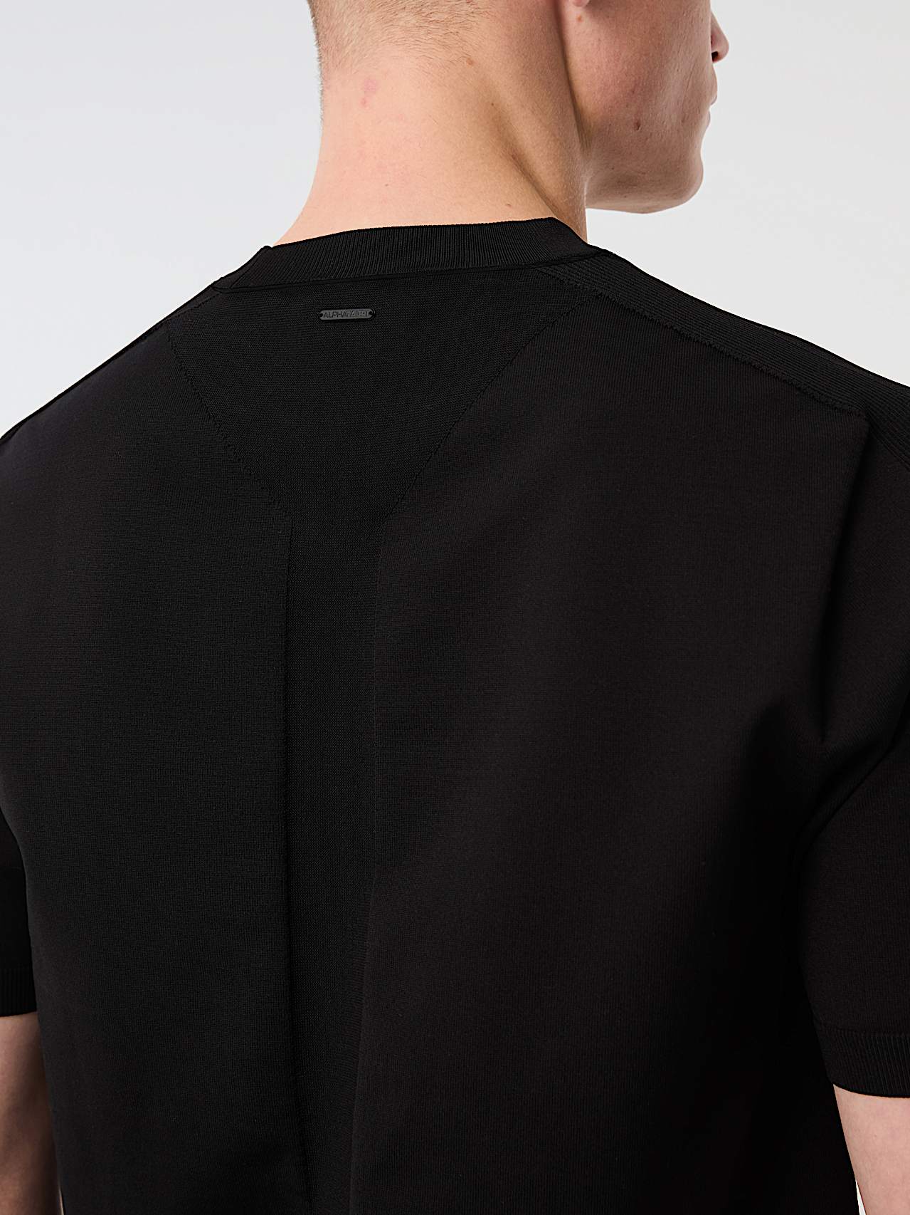 AlphaTauri | FARIS V1.Y10.02 | Maglietta dalla vestibilità ampia in maglia 3D in Black for Uomo