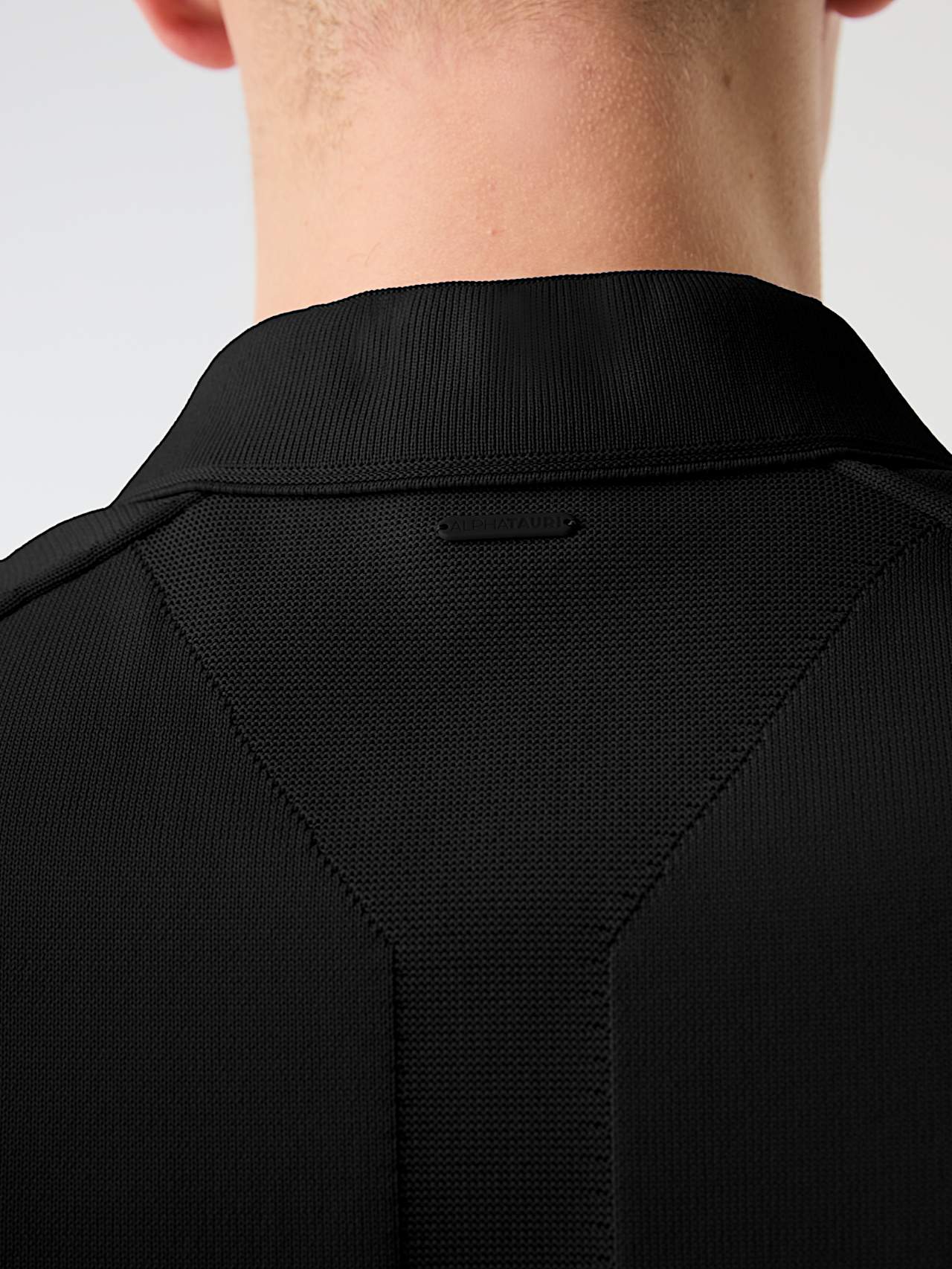AlphaTauri | FLYON V1.Y10.02 | Polo de punto in Black for Hombre