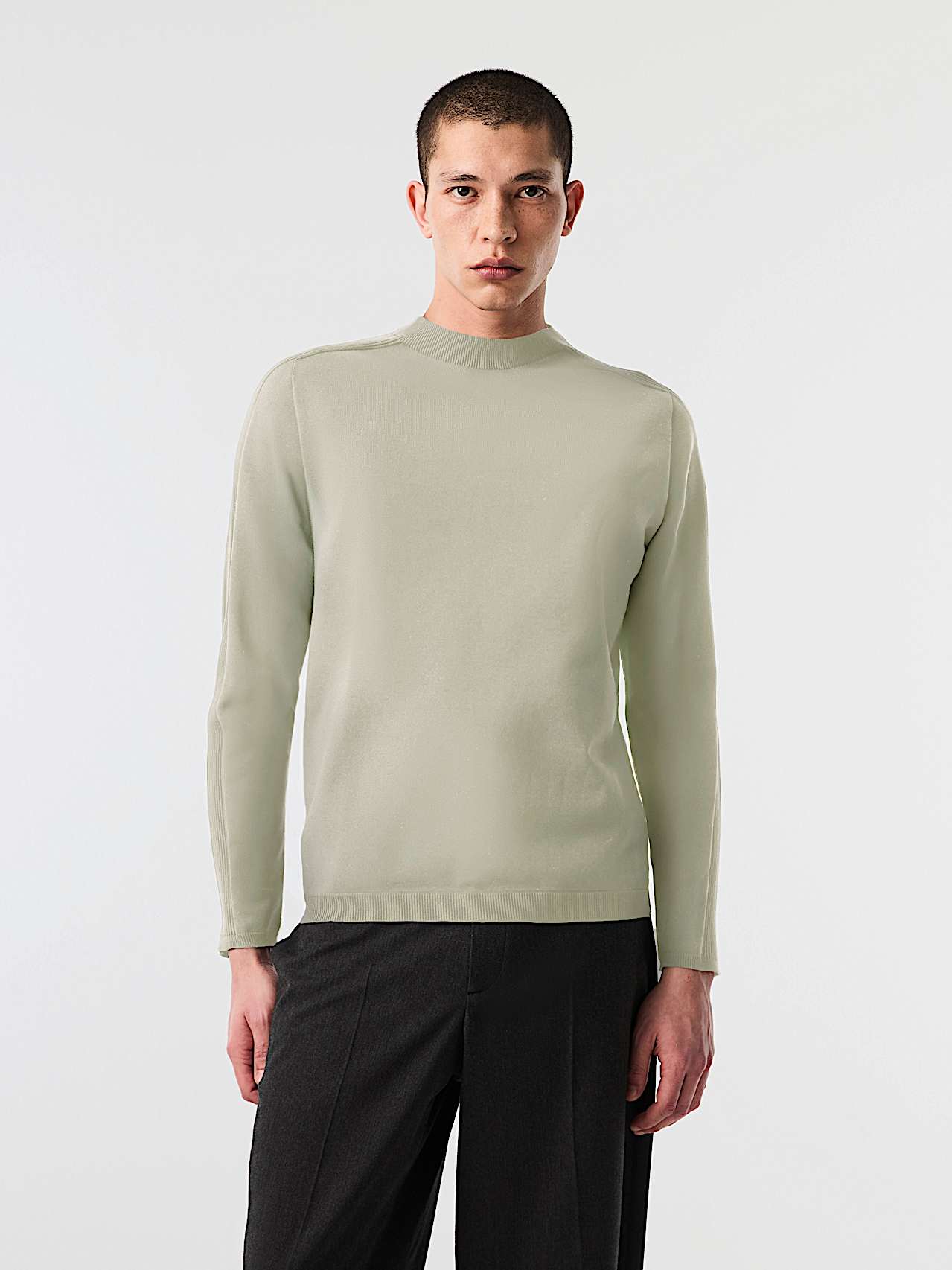 AlphaTauri | FRASBOURG V1.Y10.02 | Maglione a lupetto in maglia 3D in Dark Sage for Uomo