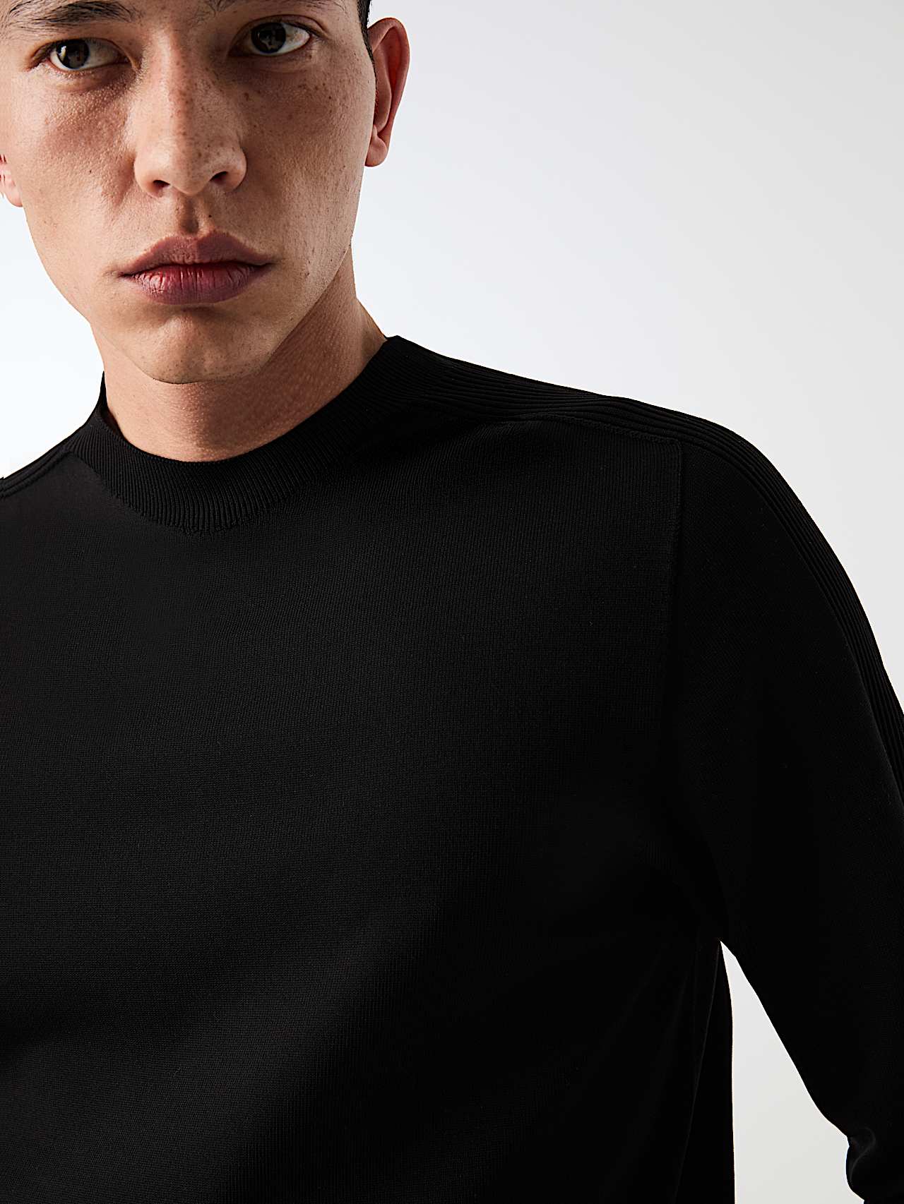 AlphaTauri | FRASBOURG V1.Y10.02 | Maglione a lupetto in maglia 3D in Black for Uomo