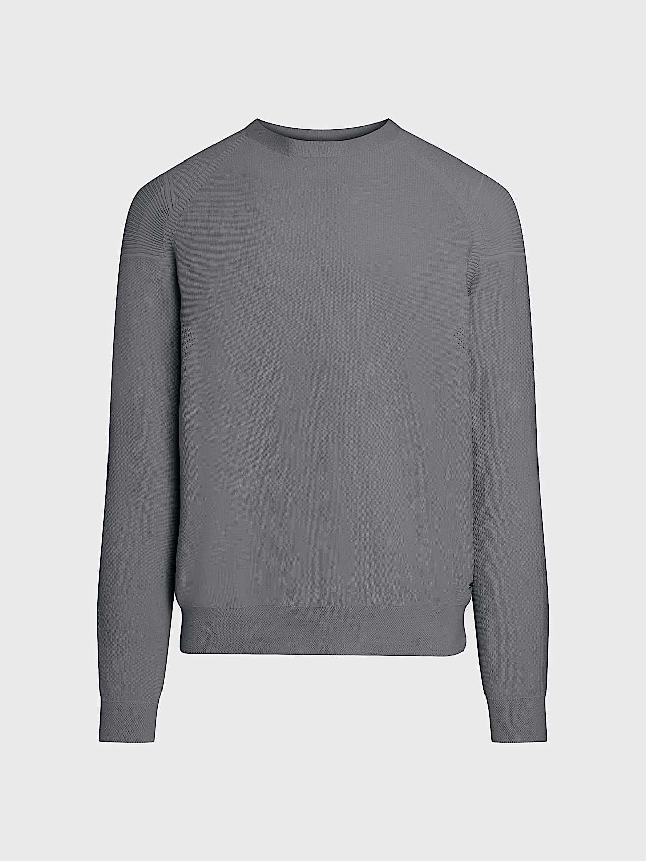 AlphaTauri | FOSOP V5.Y10.02 | Maglione a girocollo in maglia 3D ad alte prestazioni senza cuciture in Dark Moss for Uomo