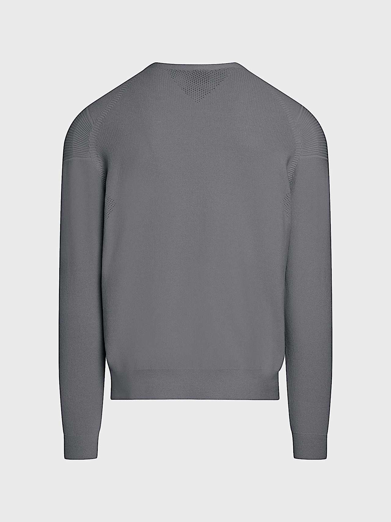 AlphaTauri | FOSOP V5.Y10.02 | Pull col rond en maille performance 3D sans coutures in Dark Moss for Homme