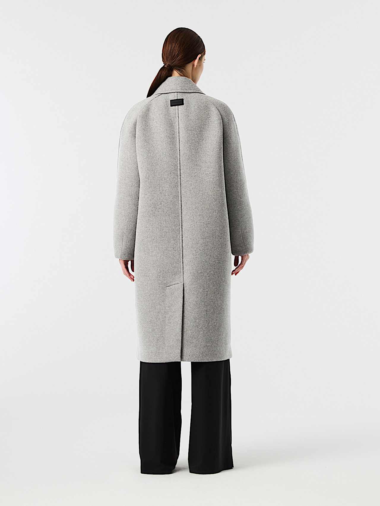 AlphaTauri | ORAPANI V1.Y10.02 | Abrigo de lana con doble botonadura in Dark Grey Melange for Mujer