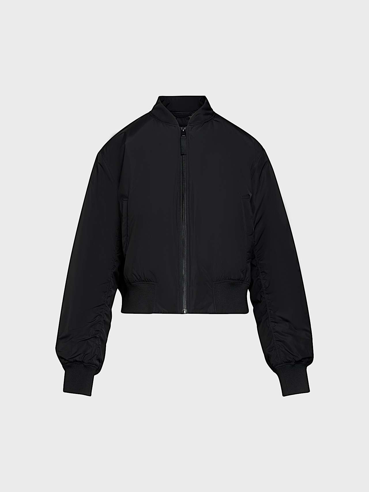 AlphaTauri | OALERMO V1.Y10.02 | Water-repellent Lightly Padded Bomber Jacket in Black for Mujer