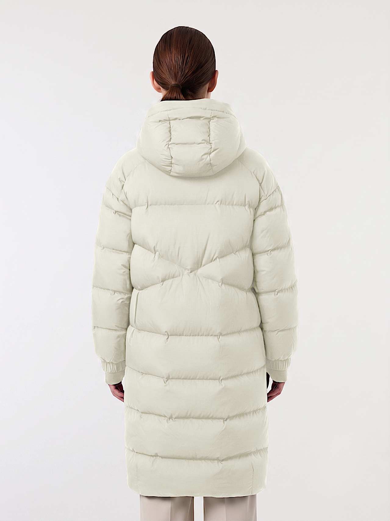 AlphaTauri | OMINI V1.Y10.02 | Water-repellent Ultra-light Padded Coat in Stone for Women