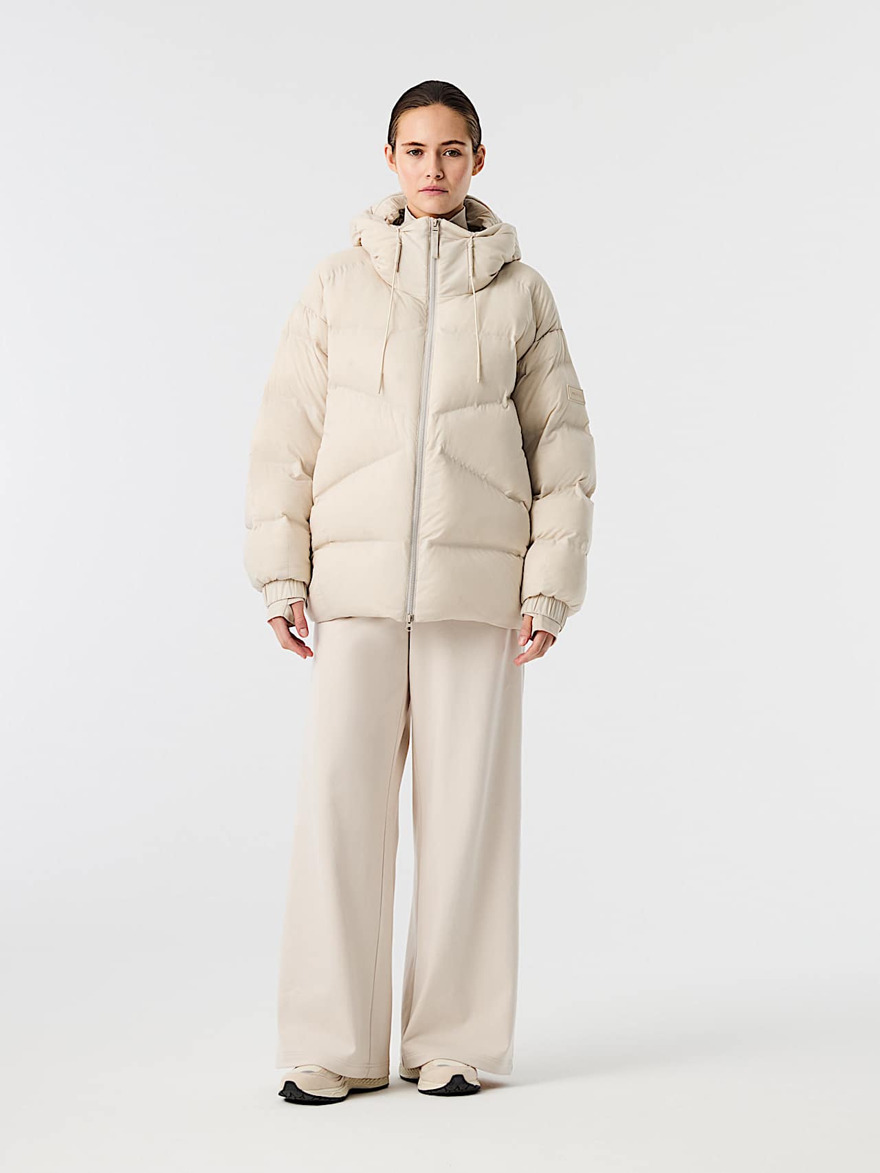 AlphaTauri | ORRENTO V1.Y10.02 | Packable Ultra-light Down Jacket in Stone for Femme