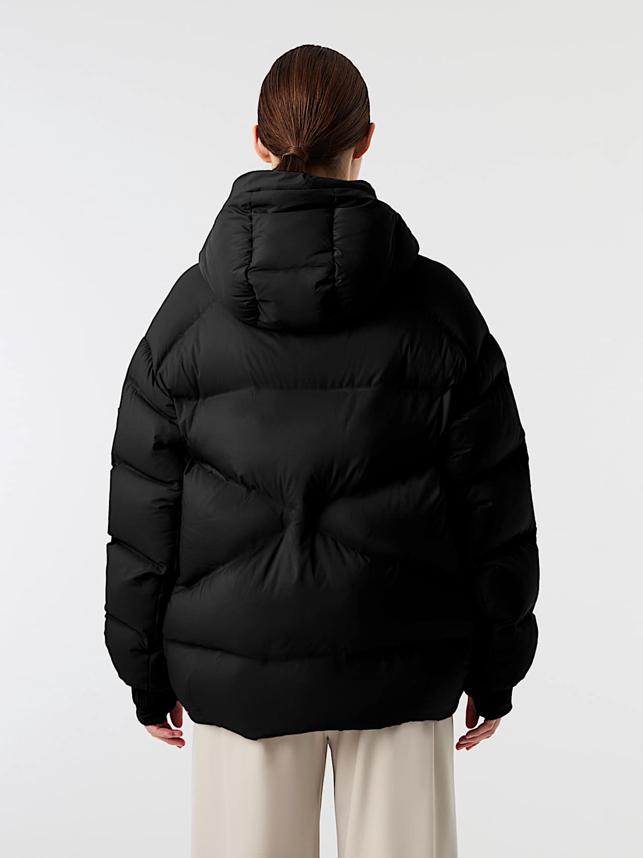 AlphaTauri | ORRENTO V1.Y10.02 | Packable Ultra-light Down Jacket in Black for Women