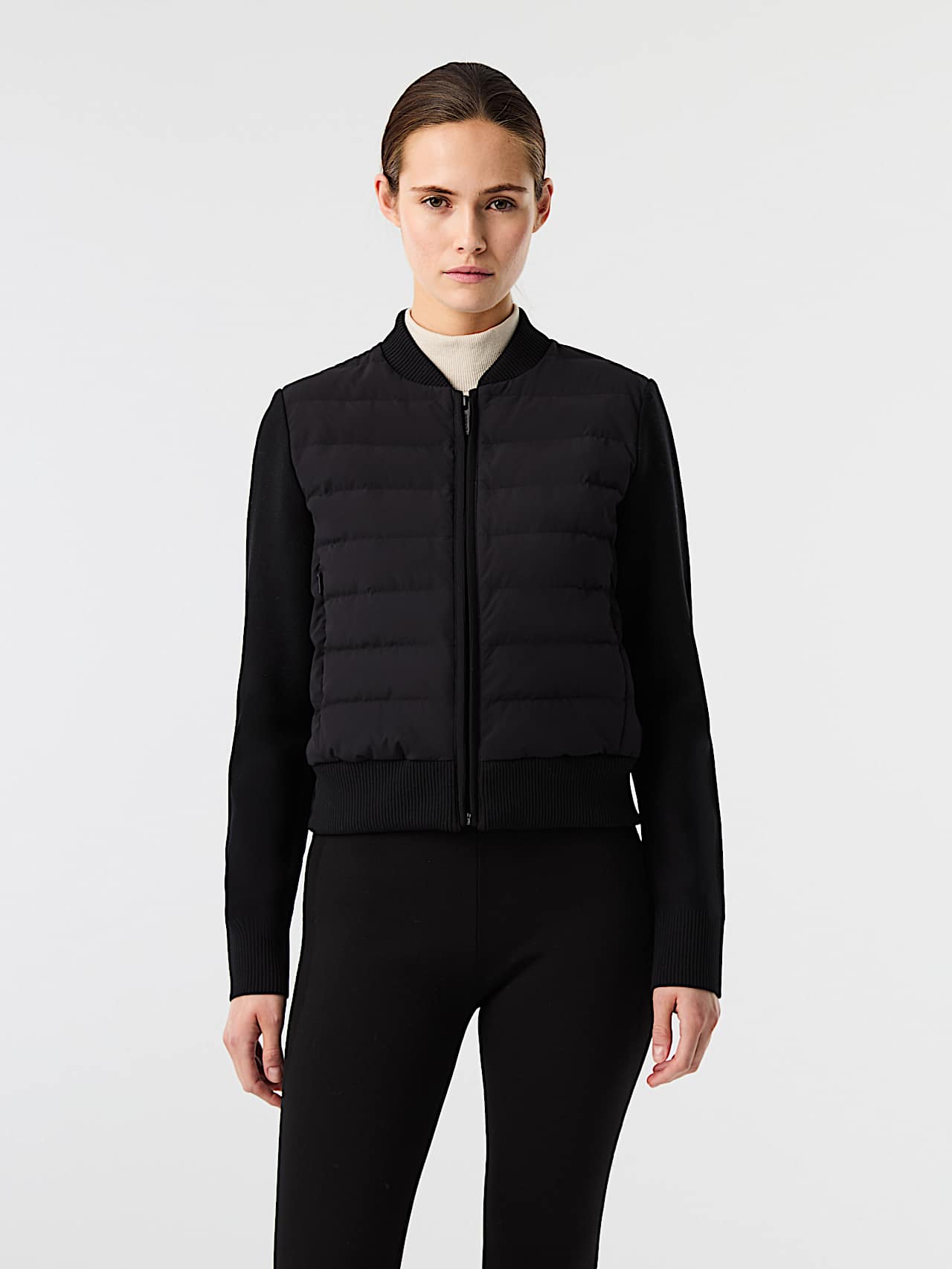 AlphaTauri | ODENA V1.Y10.02 | Giacca ibrida leggermente imbottita in piumino in Black for Donna