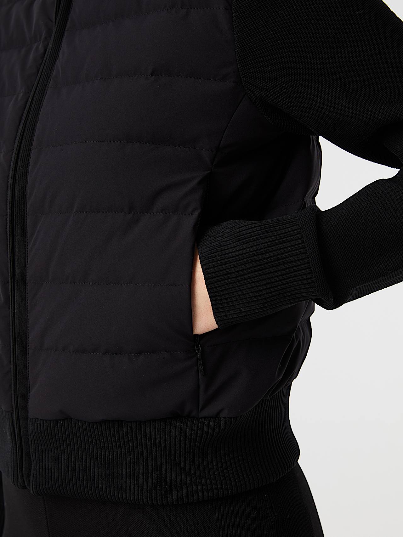 AlphaTauri | ODENA V1.Y10.02 | Lightly Padded Down Hybrid Jacket in Black for Donna