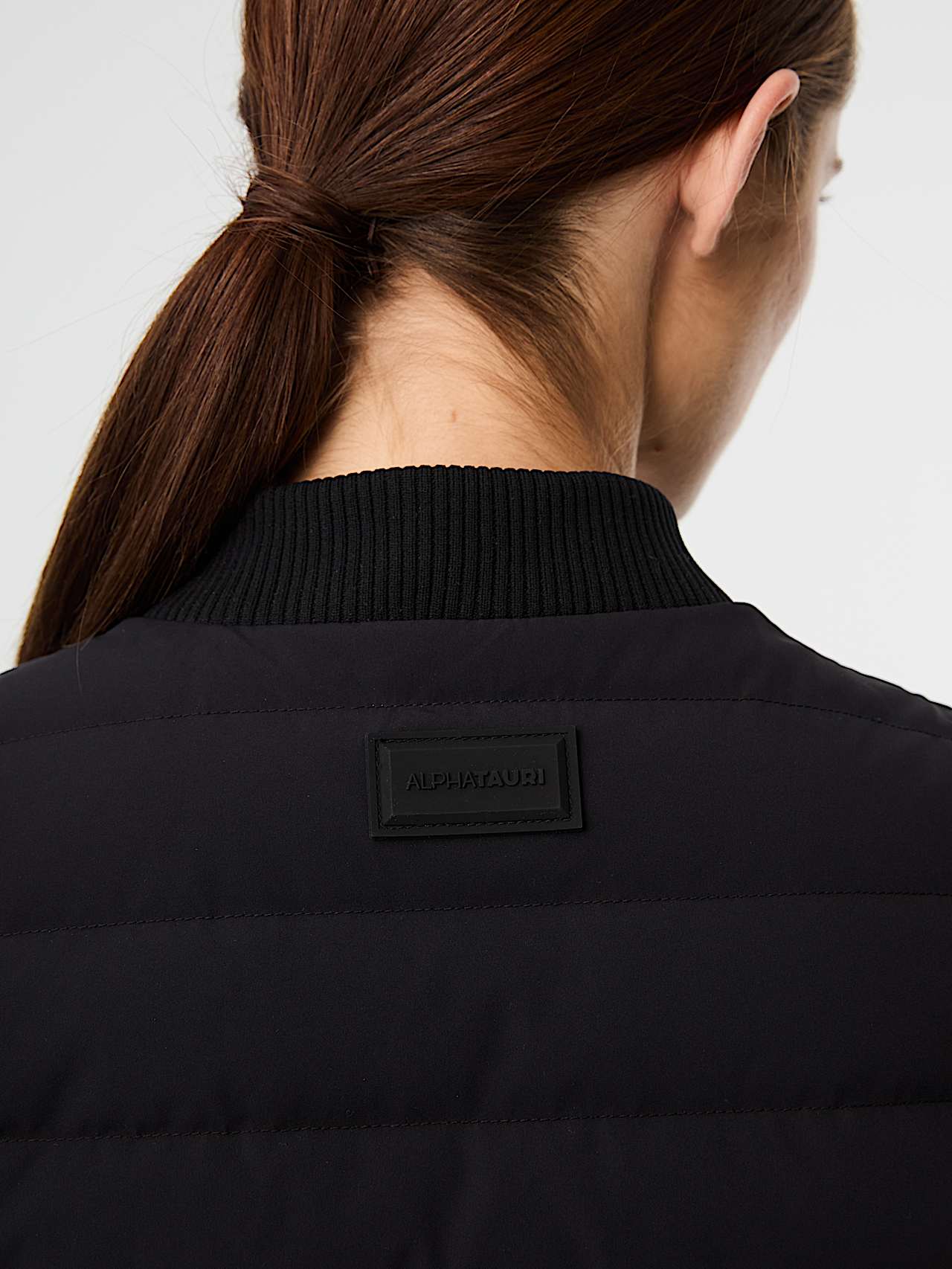 AlphaTauri | ODENA V1.Y10.02 | Lightly Padded Down Hybrid Jacket in Black for Donna