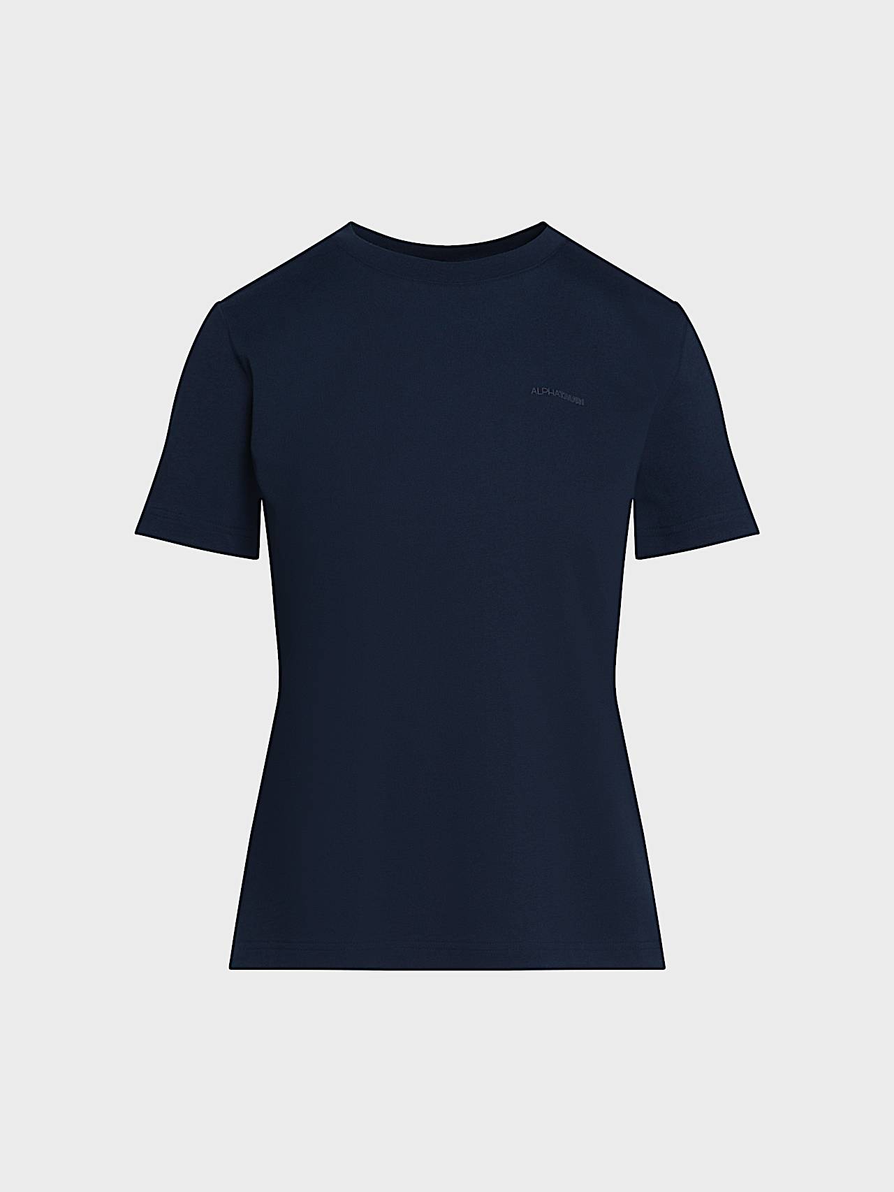 AlphaTauri | JOSTA V1.Y10.02 | Organic Cotton T-Shirt in Dark Navy for Donna