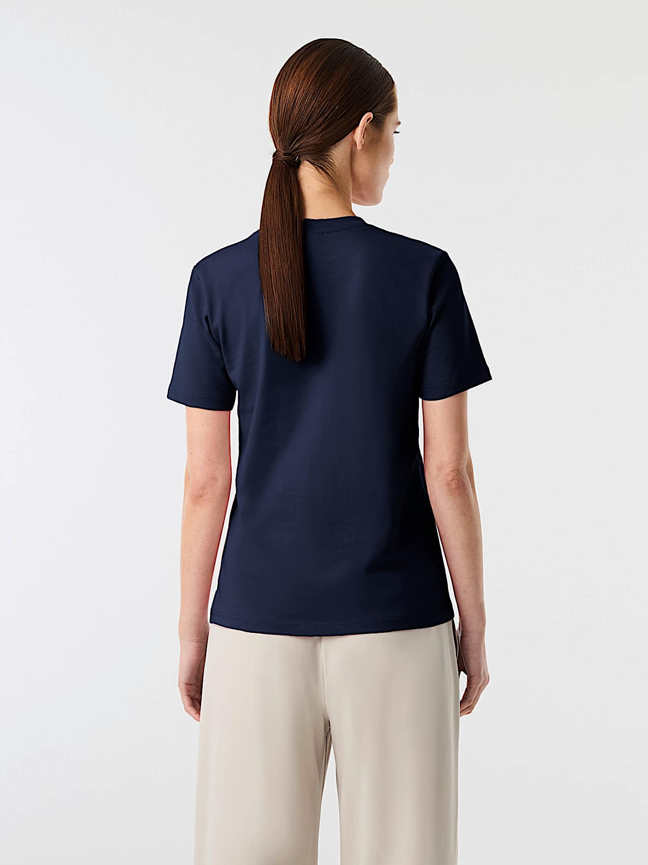 AlphaTauri | JOSTA V1.Y10.02 | Camiseta de algodón orgánico in Dark Navy for Mujer