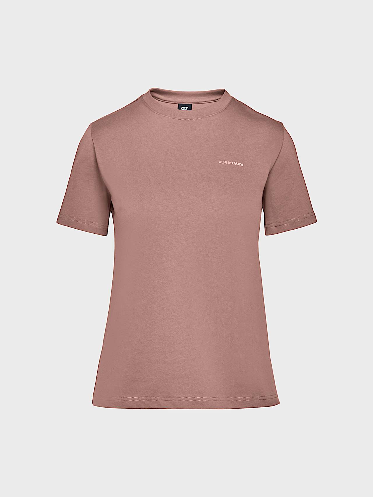 AlphaTauri | JOSTA V1.Y10.02 | T-shirt en coton biologique in Dark Rosewood for Femme