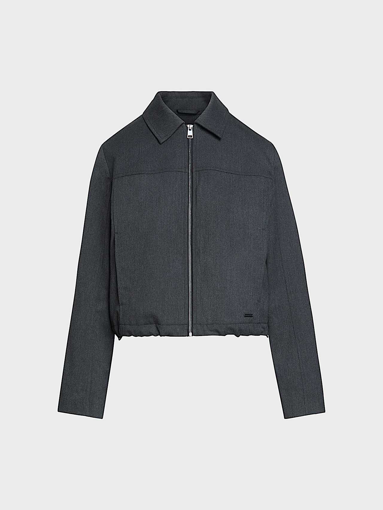 AlphaTauri | WALERNO V1.Y10.02 | Chaqueta técnica de lana in Dark Grey Melange for Mujer