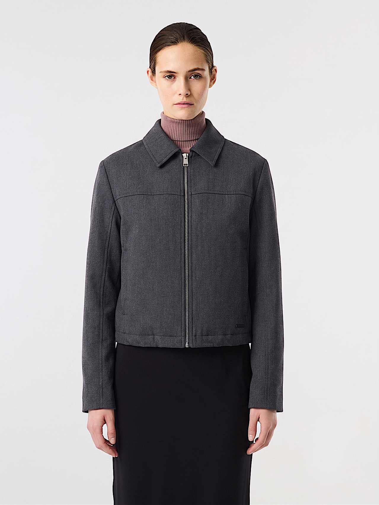 AlphaTauri | WALERNO V1.Y10.02 | Giacca in lana tecnica in Dark Grey Melange for Donna