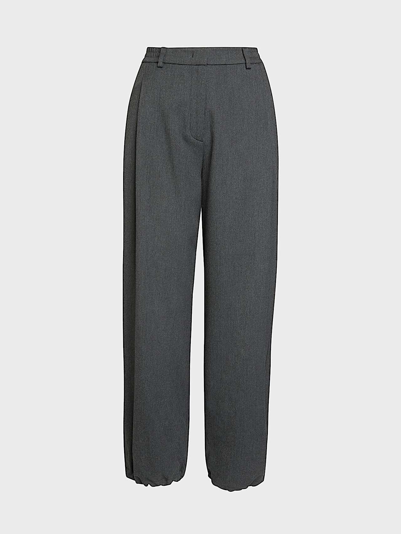 AlphaTauri | PAVONA V1.Y10.02 | Wooltech Hose mit weitem Bein in Dark Grey Melange für Damen