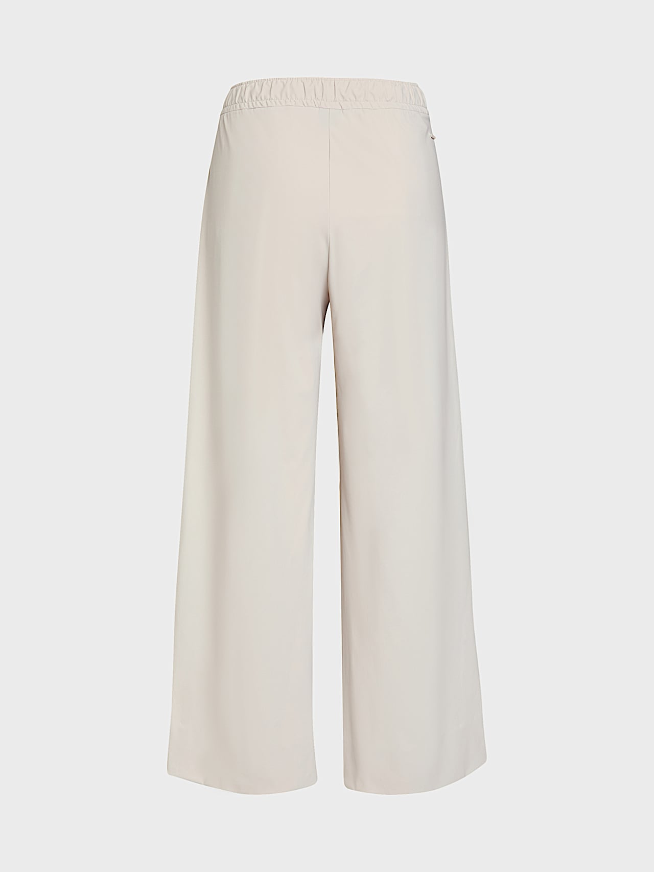 AlphaTauri | PICENZA V1.Y10.02 | Power Stretch Jersey Wide Leg Trousers in Stone for Mujer