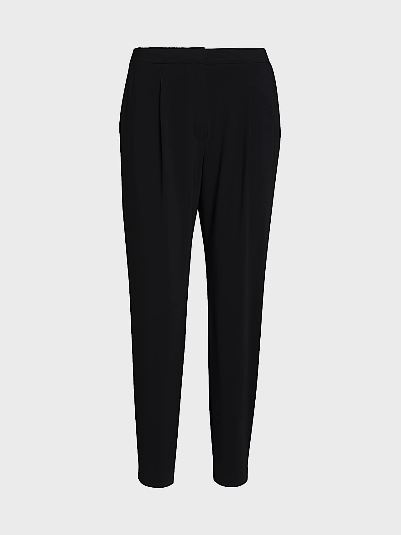 AlphaTauri | PINI V5.Y10.02 | Power Stretch Jersey Tapered Trousers in Black for Femme