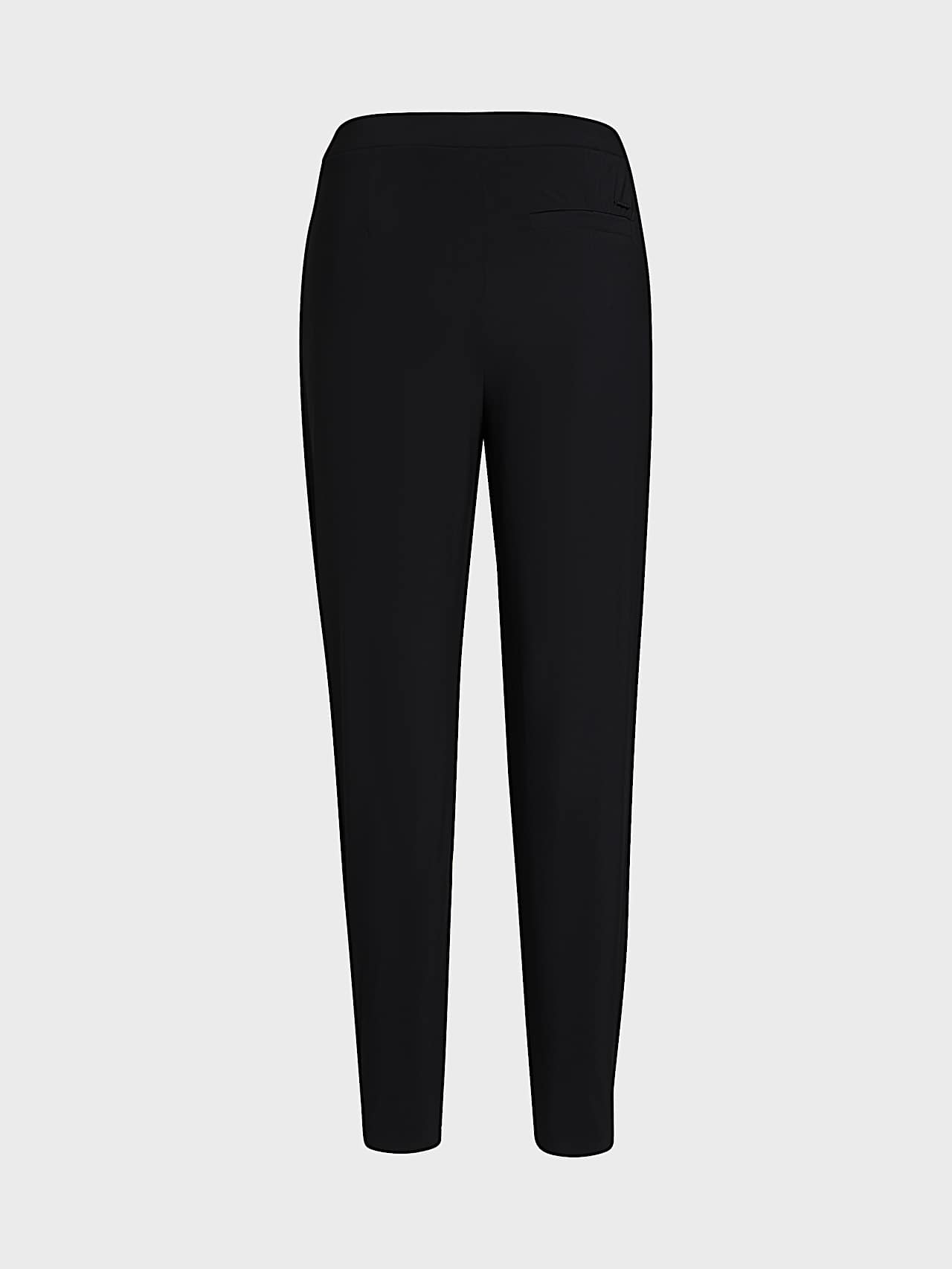 AlphaTauri | PINI V5.Y10.02 | Power Stretch Jersey Tapered Trousers in Black for Femme