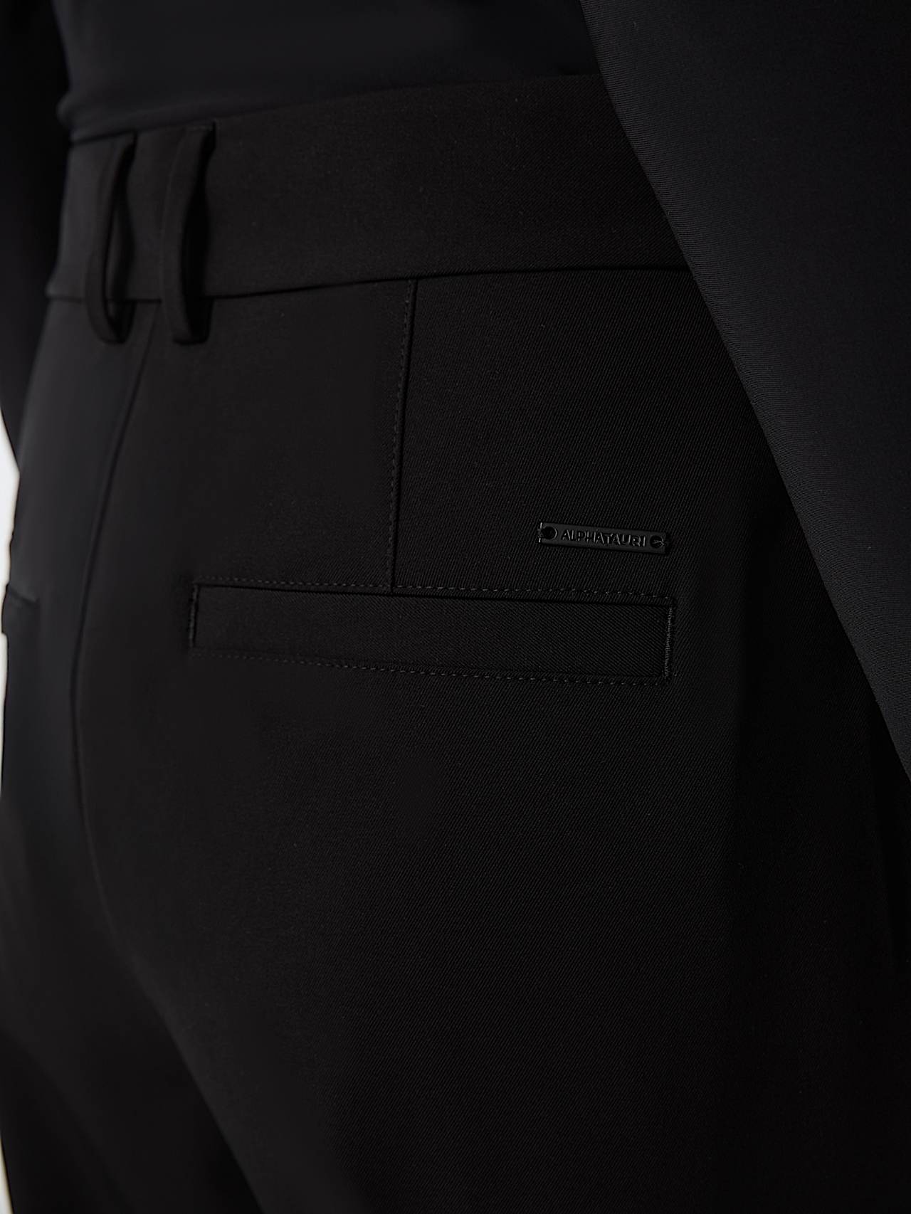 AlphaTauri | POSTA V1.Y10.02 | Pantaloni Elegant Stretch in Black for Donna