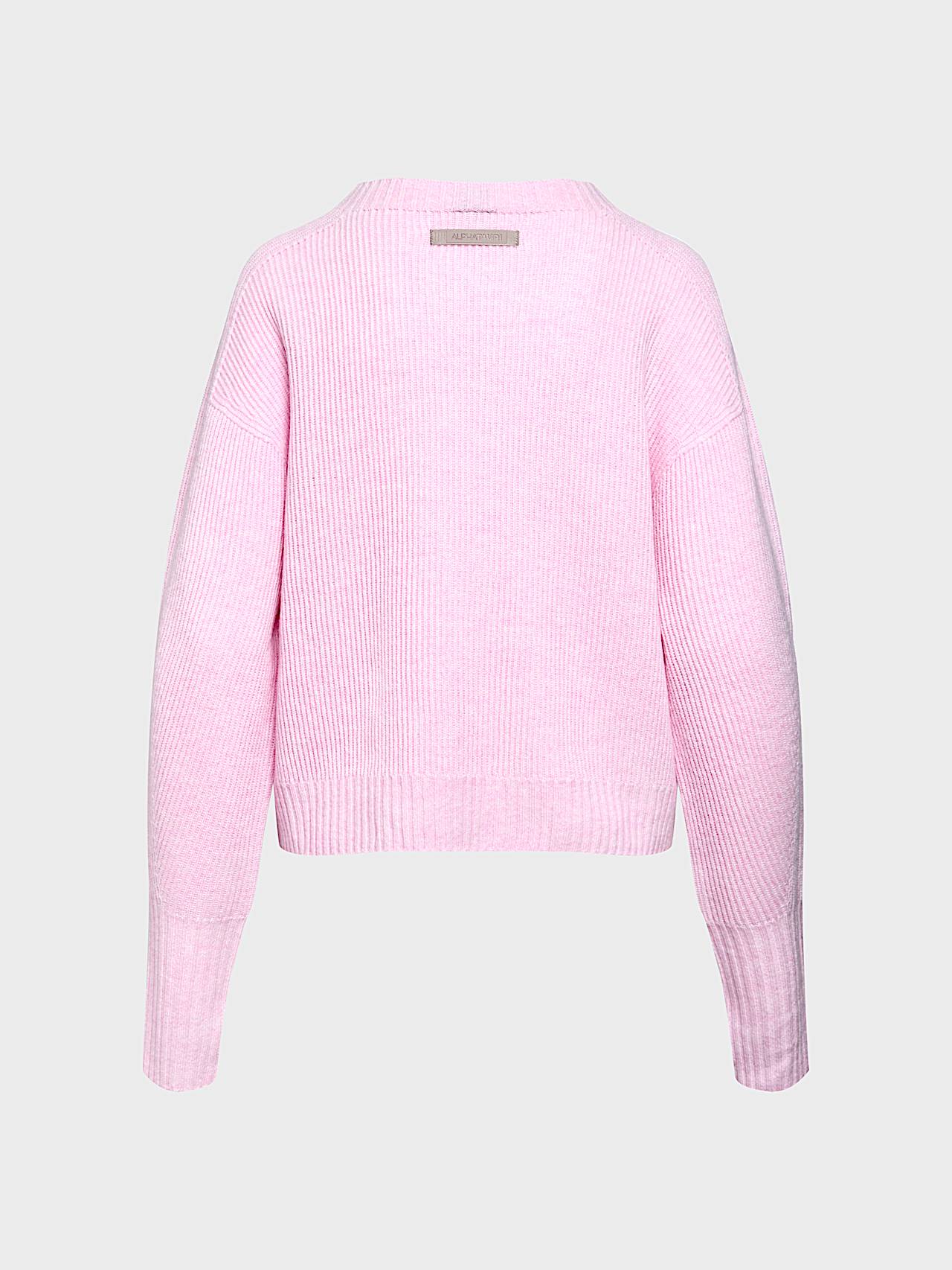 AlphaTauri | FENUA V1.Y10.02 | 3D Knit Wool Sweater in Rosewood for Mujer