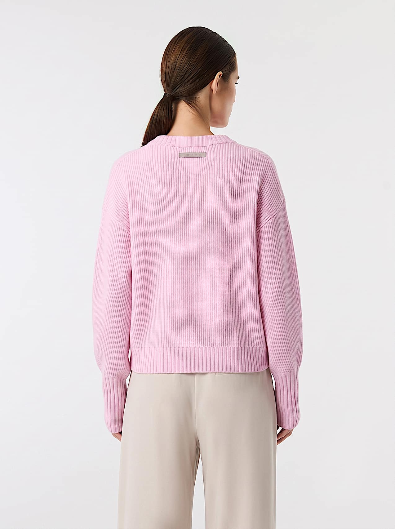 AlphaTauri | FENUA V1.Y10.02 | Jersey de lana de punto 3D in Rosewood for Mujer